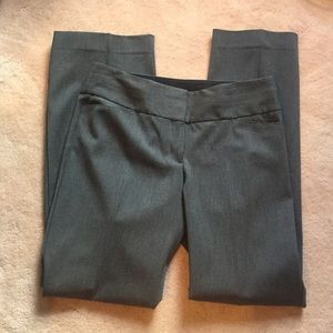 NWOT wide waist band grey slacks
